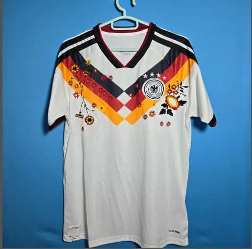 Adidas Germany Home Jersey 1990 World Cup Floral