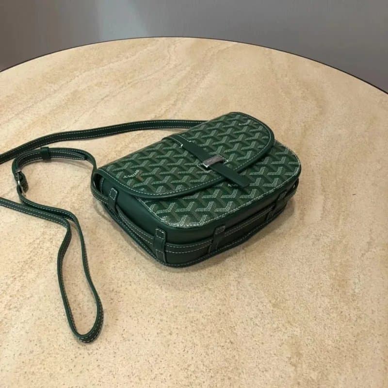 Goyard Saint Louis Green Goyardine Canvas