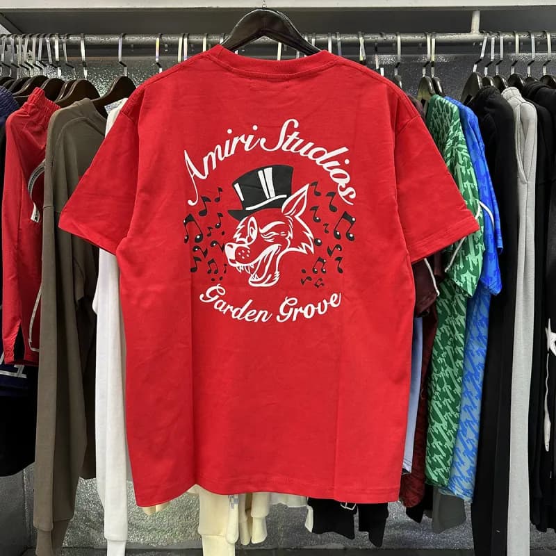 Amiri Graphic Tee Garden Grove Fox