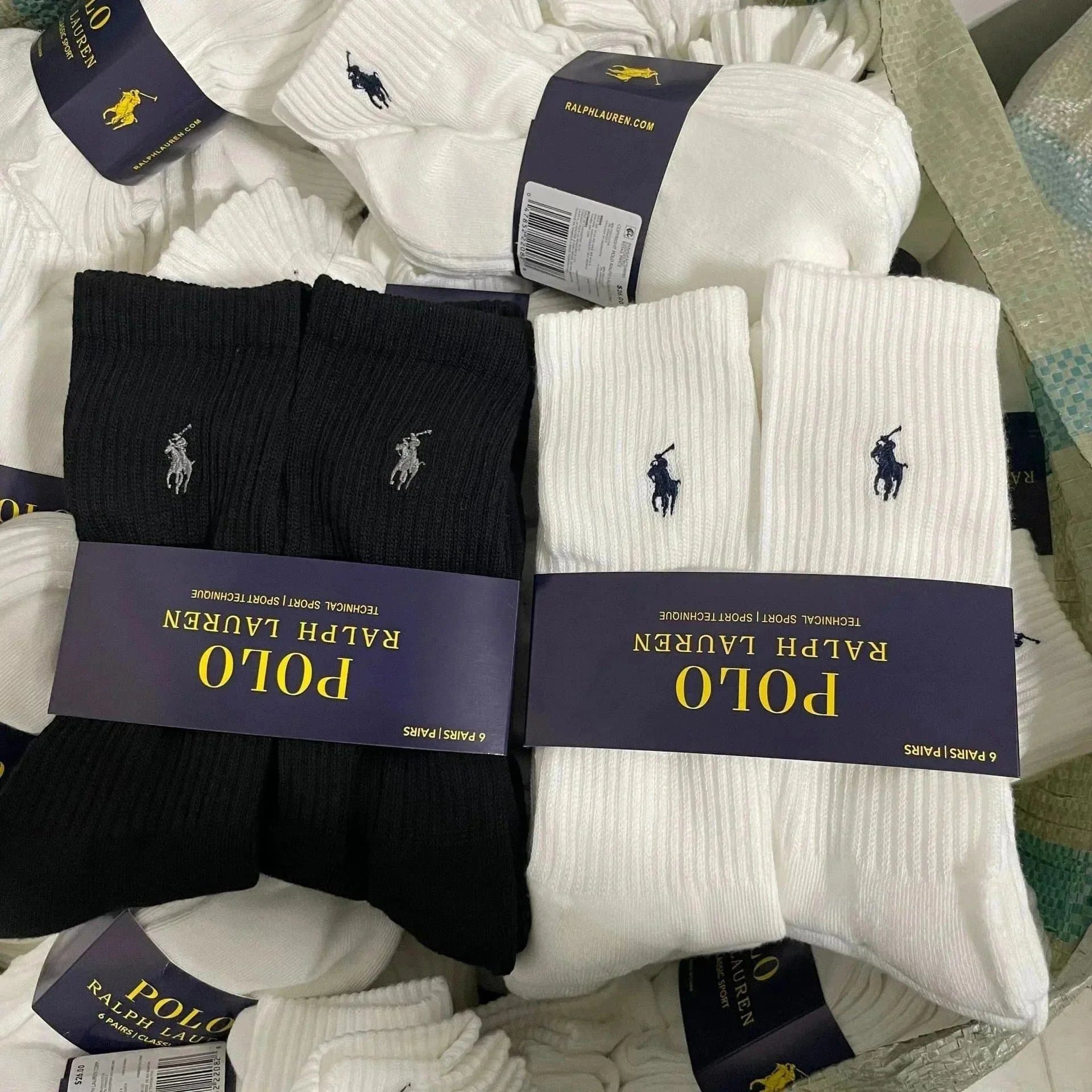 Polo Ralph Lauren Polo Technical Sport Socks 6-Pack