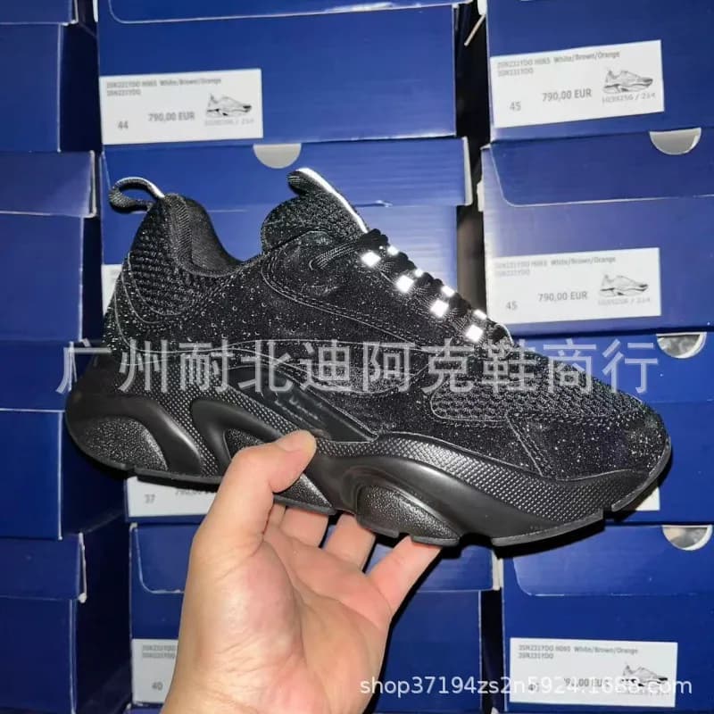 Balenciaga Triple S Glitter Black