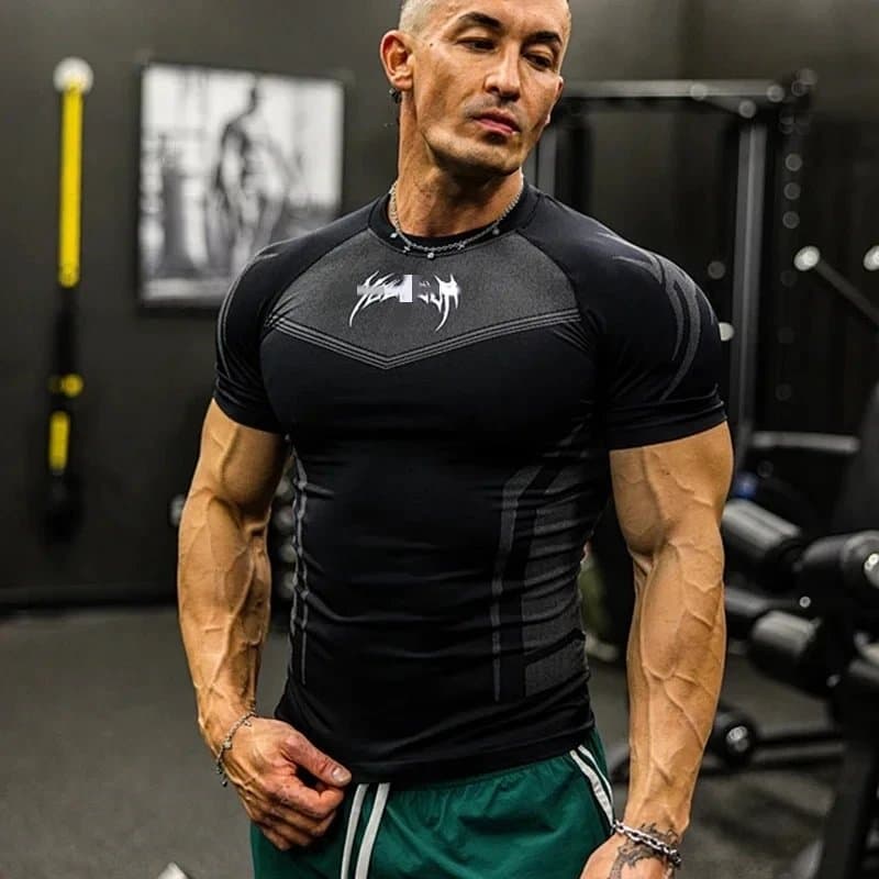 Lululemon Compression Tee Navy — 黑色