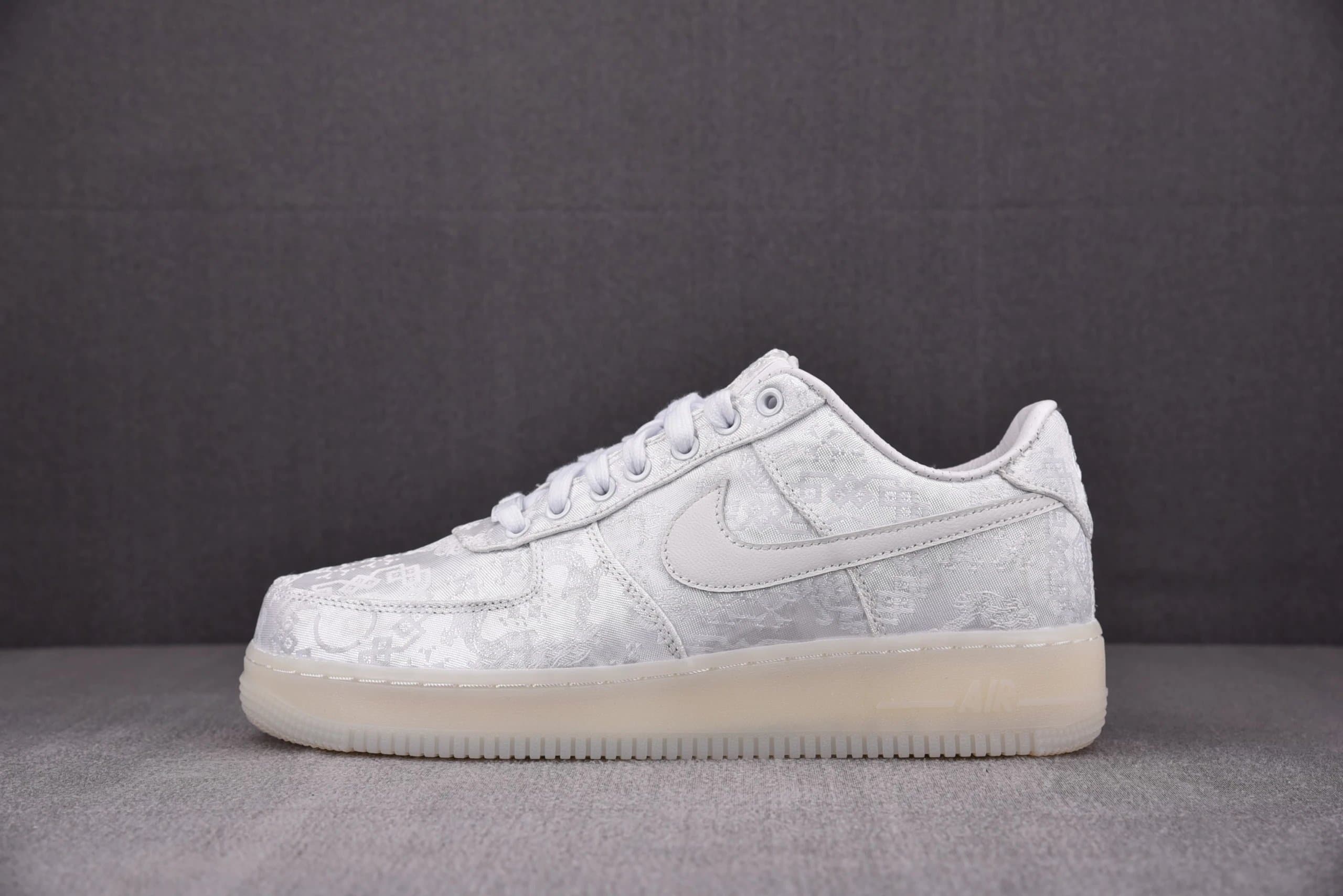 Nike Air Force 1 Low Off-White Blue — S2 AF1空军白丝绸AO9286-100