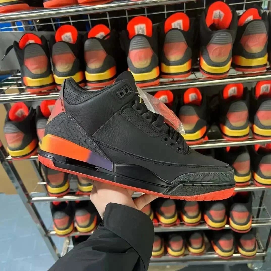 Air Jordan 3 Craft — RN AJ3 JB联名黑彩虹