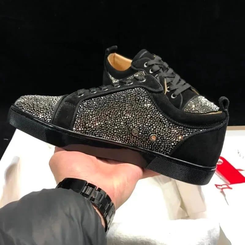 Christian Louboutin Louis Junior Crystal-Embellished