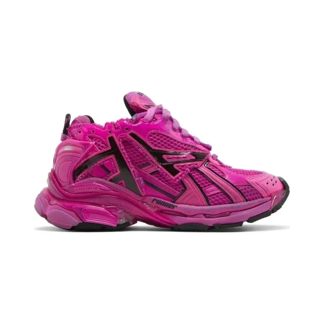 Balenciaga Triple S Graffiti — EU35-EU46（留言备注尺码）无半码 · Dark Pink