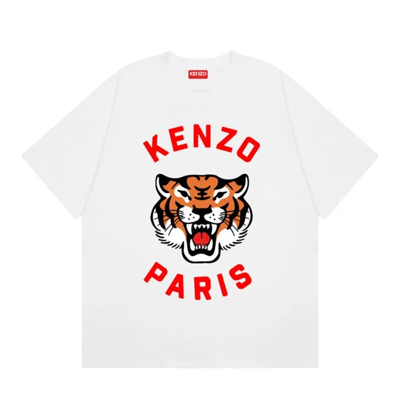 Kenzo Graphic T-Shirt Scribble Flower — K87白色