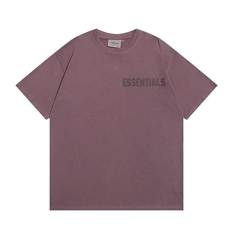 Fear of God Essentials Essentials Tee Embossed Logo — 808#梅紫色T恤