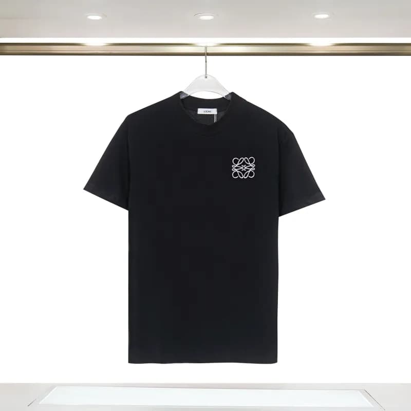 Prada Cotton T-Shirt Triangle Logo Pocket — 821 black