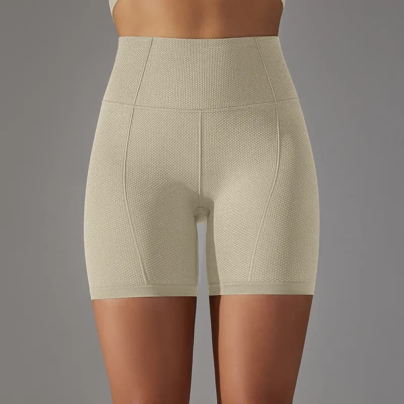 Lululemon Sports Bra Textured Performance — 6621 shorts-light gray