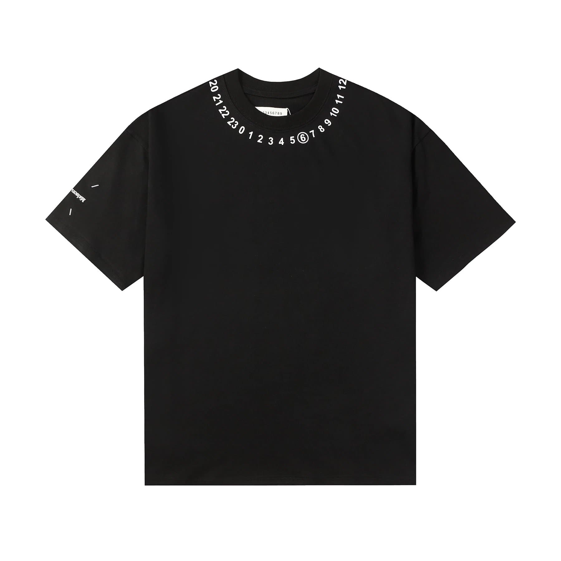 Maison Margiela Numbered Neck Tee White Numerals