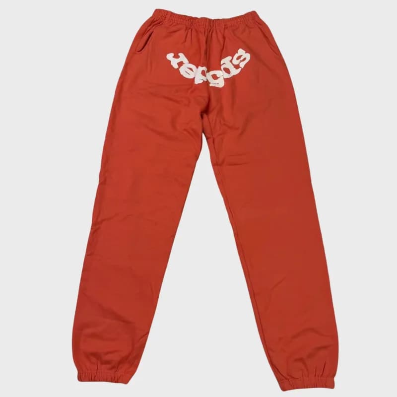 Sp5der Jogger Pants Star Print — Sp52 - Orange Skittles
