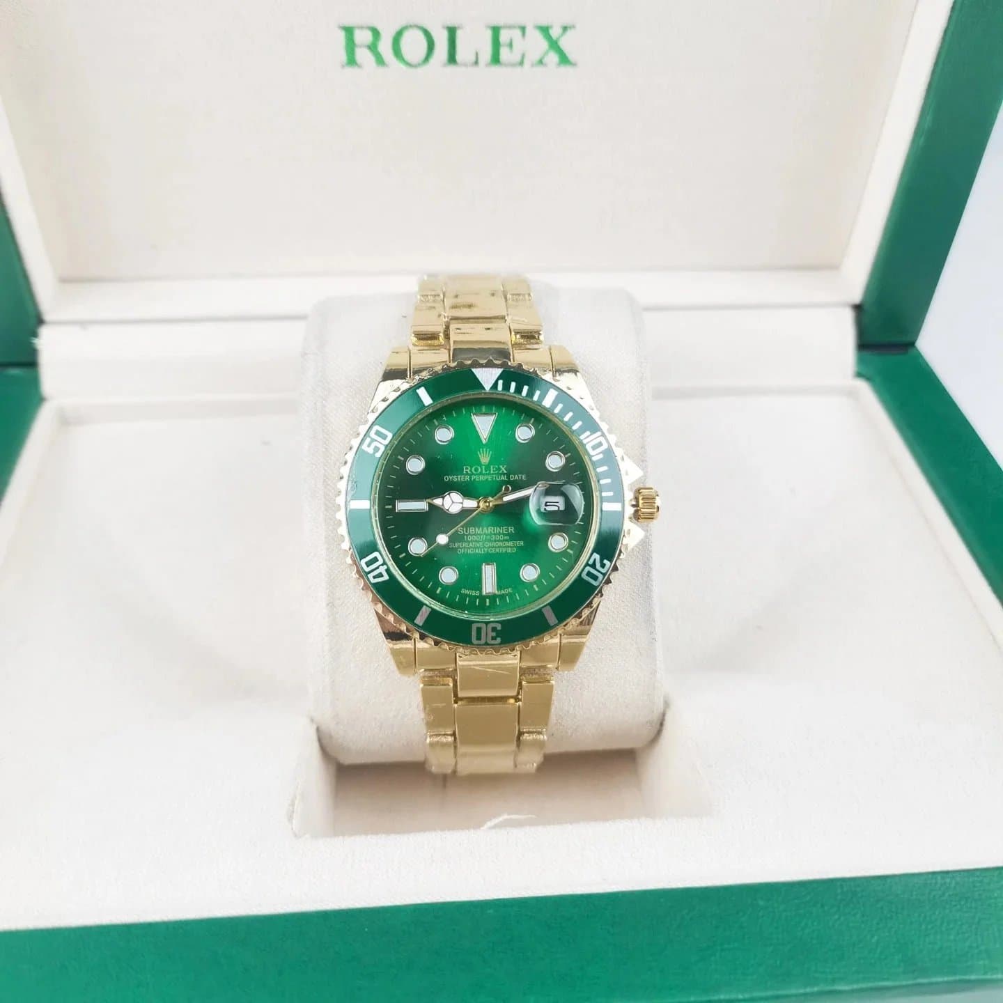 Rolex Submariner Date Green Dial with Green Bezel