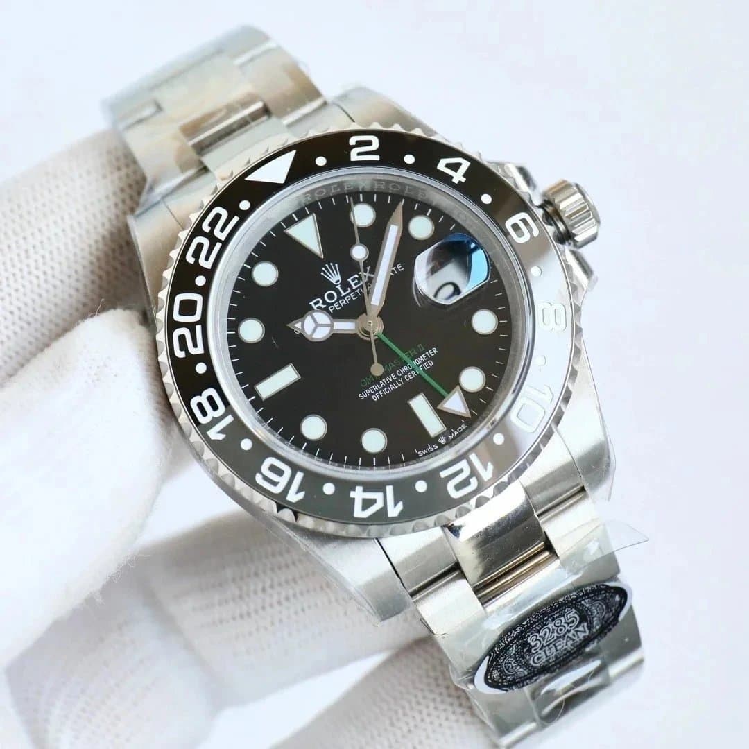 Rolex Submariner Date Black Dial with Green Seconds Hand