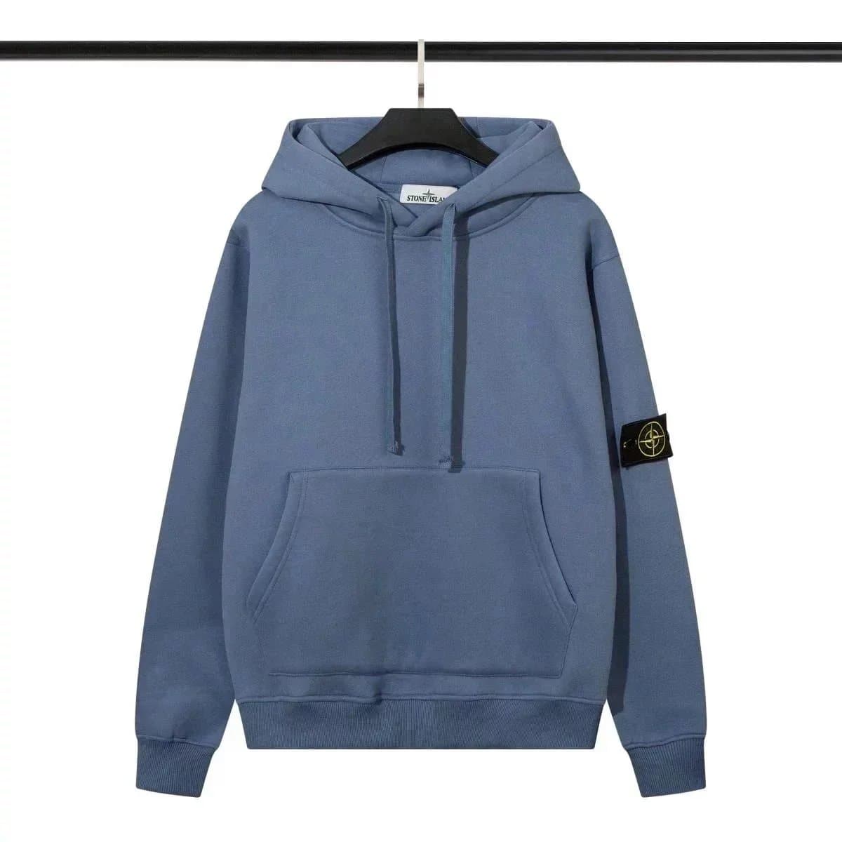 Stone Island Hooded Sweatshirt Compass Patch — 10