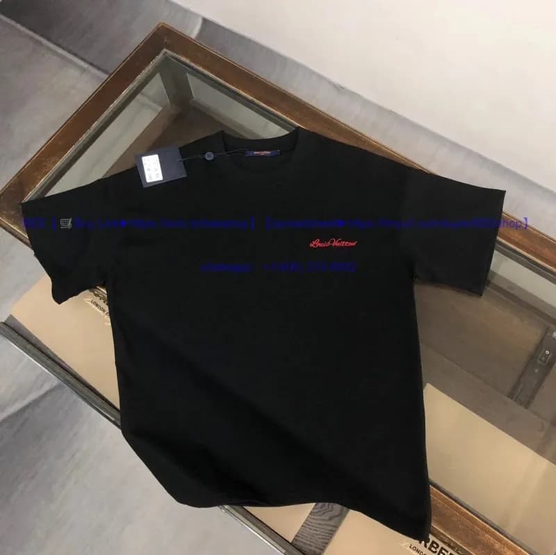 Louis Vuitton T-Shirt Script Logo — 88214黑