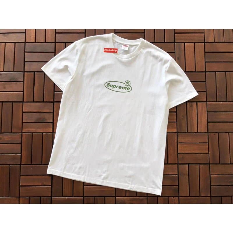 Supreme Box Logo Tee Paisley Box Logo — B322警告T恤白色