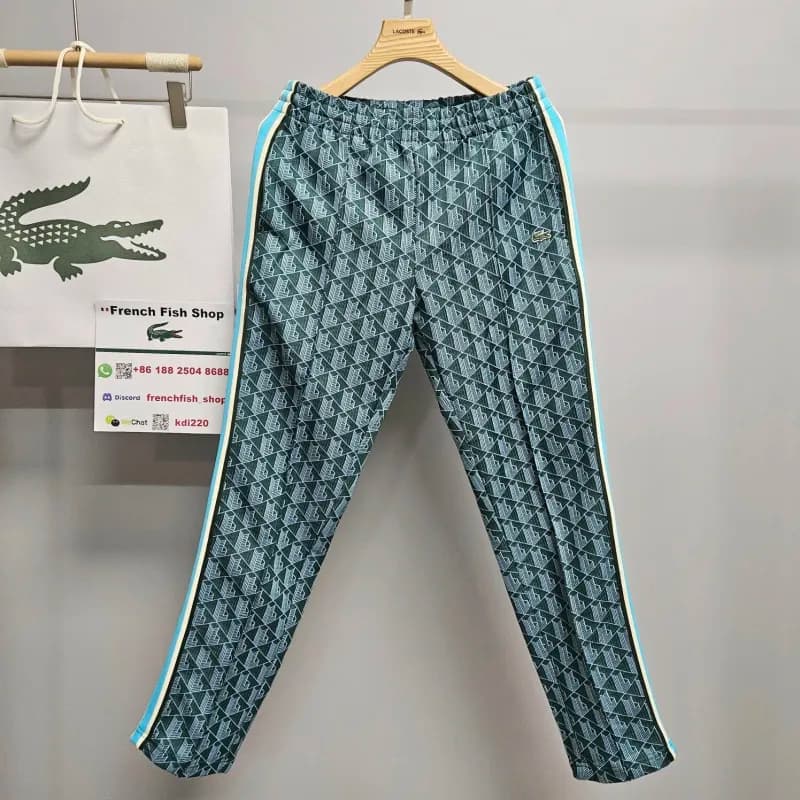Lacoste Track Pants Monogram Stripe