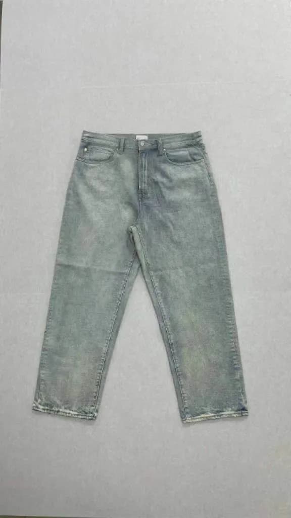 Levi's 501 Cropped Washed Grey