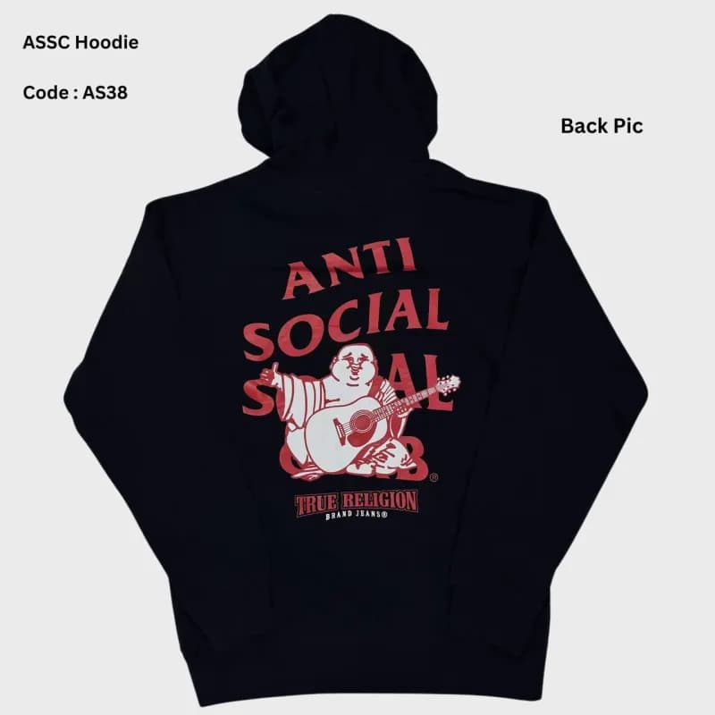 Hoodie Anti Social Social Club Buddha Graphic