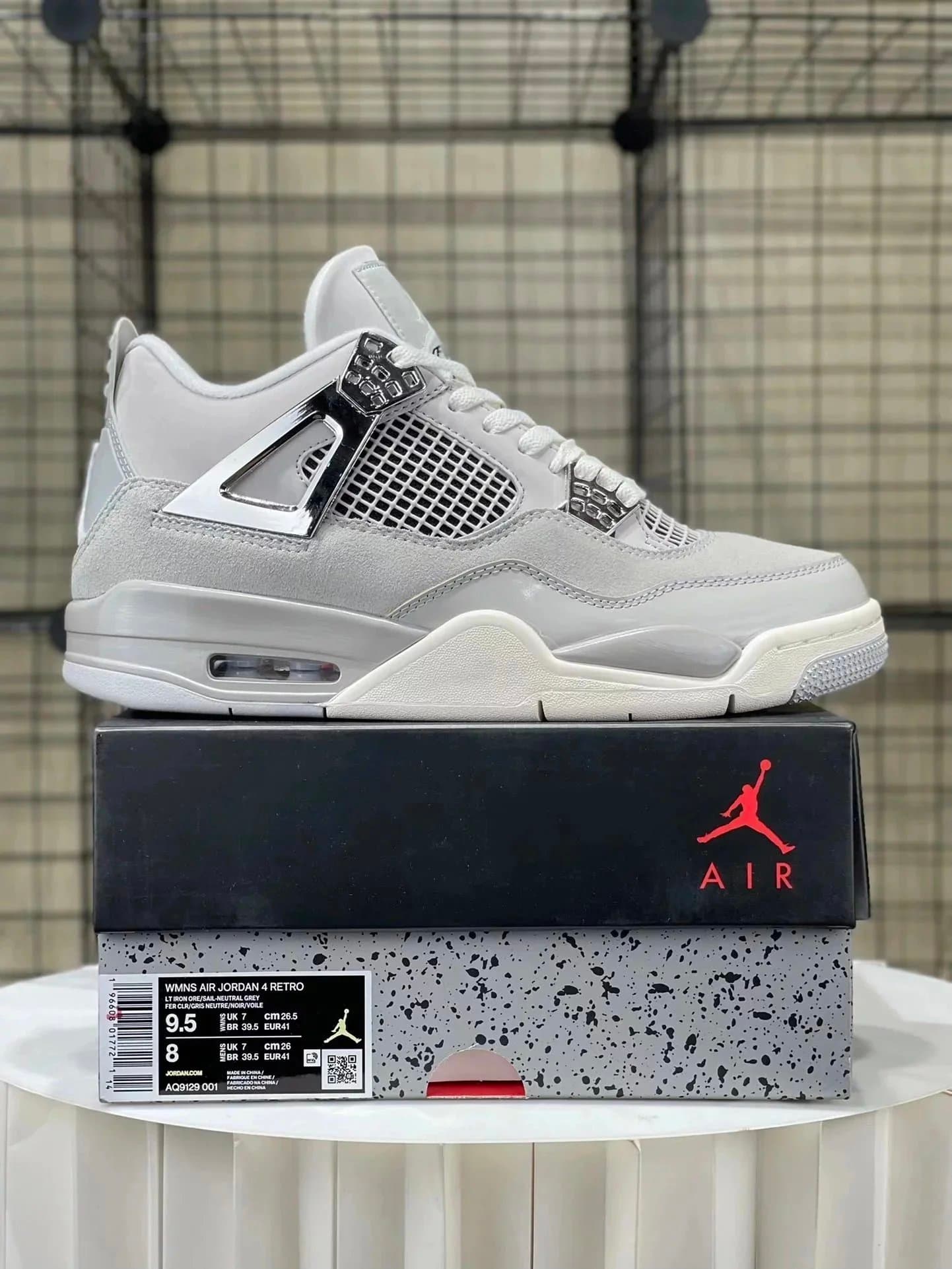 Air Jordan 4 Retro Light Iron Ore/Neutral Grey