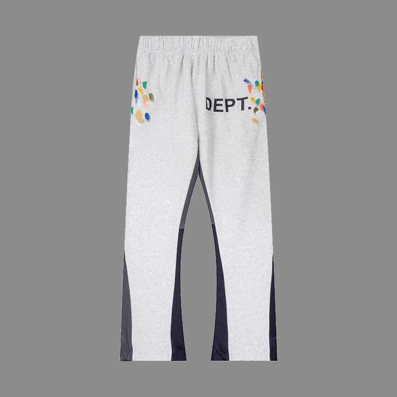Gallery Dept. Track Pants Paint Splatter — G18浅花灰