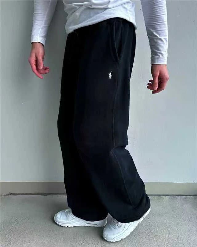 Fear of God Essentials Sweatpants Logo Embroidered — 黑色