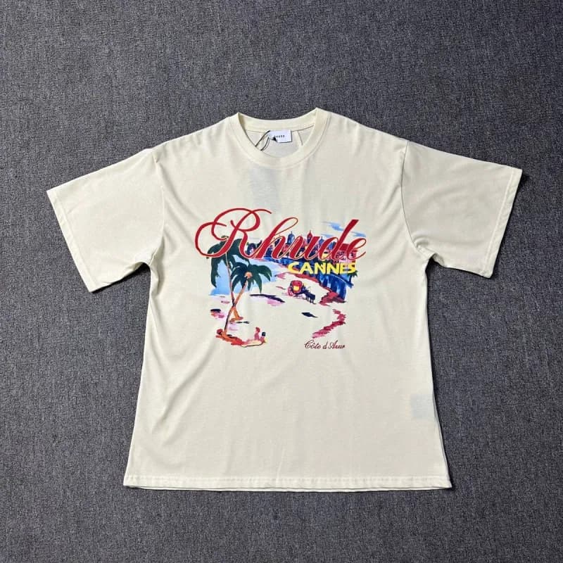 Rhude Graphic Tee Cannes Print