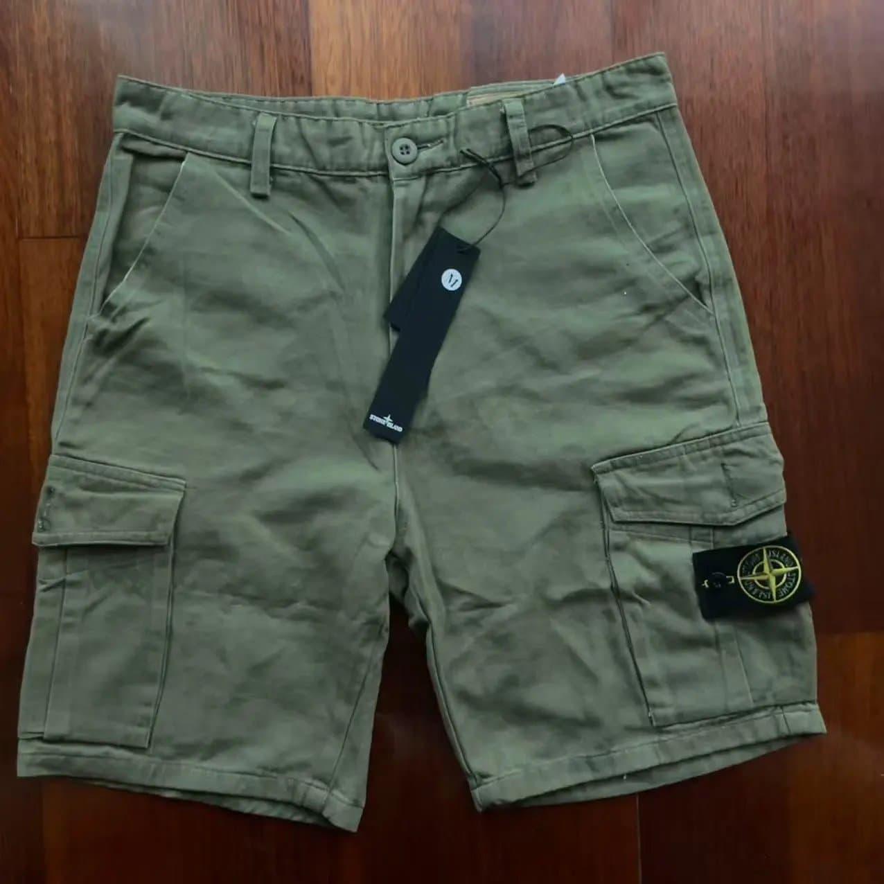 Stone Island Track Shorts Compass Patch — 1017005CC