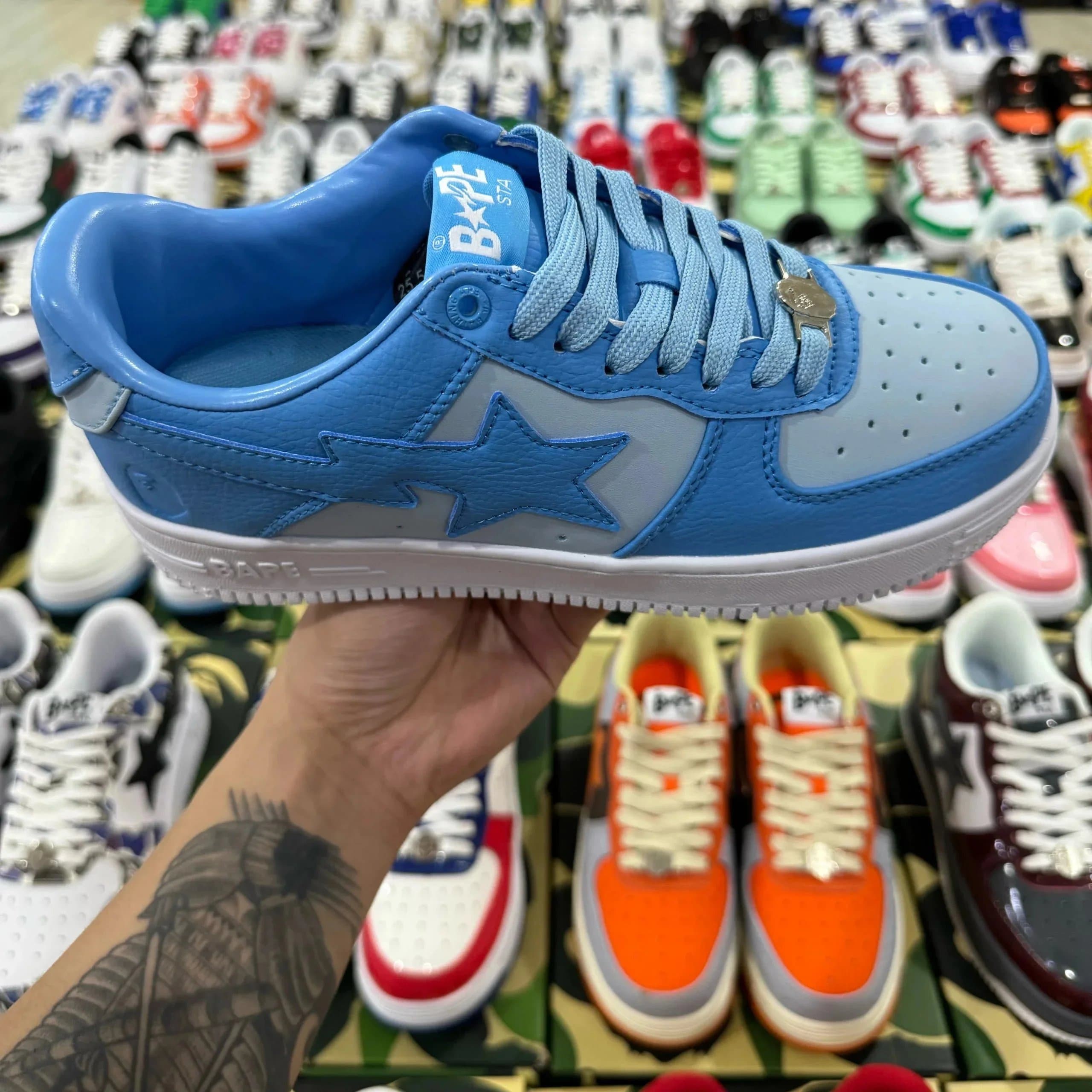 BAPE STA Blue Star