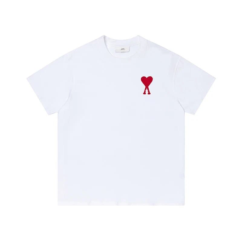 Amiri Logo T-Shirt Heart Logo — 白色A0001#
