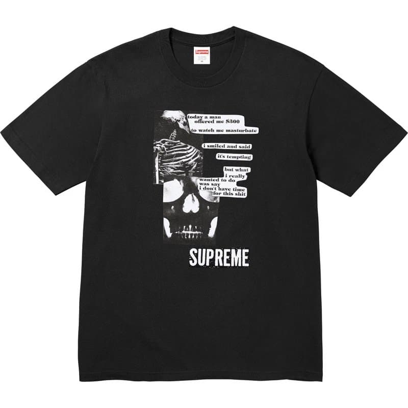 Supreme T-Shirt Sheep in Box Print — B399骷髅 黑色