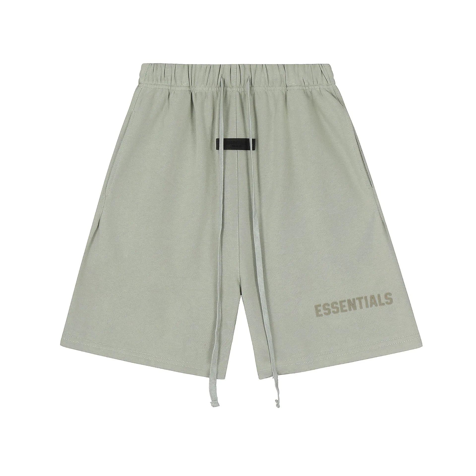 Fear of God Essentials Logo Shorts Black — 2311短裤浅绿