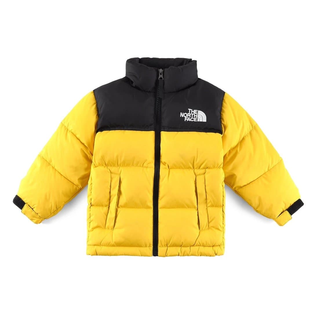 The North Face Nuptse Jacket Olive/Black — 明黄色