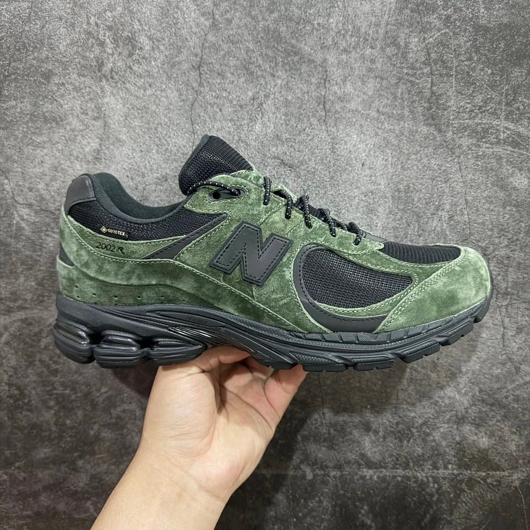 New Balance 2002R Grey Suede — M 2002RXY 黑绿jjj