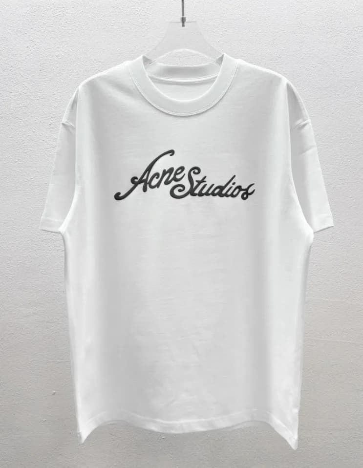 Acne Studios Logo T-Shirt Black Script Logo