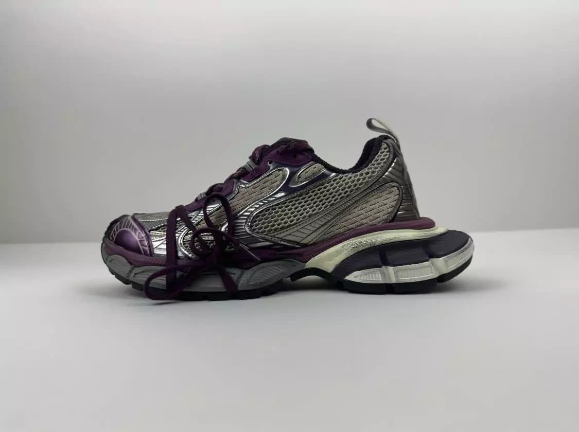 Balenciaga Speed Trainer Silver Volt Blue — VG版 · 010-18银紫35-46