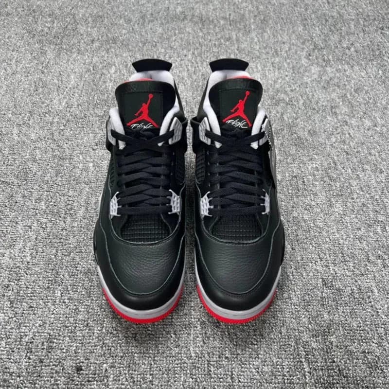 Air Jordan 4 Multiple Colorways — GX AJ4黑红2.0 皮面