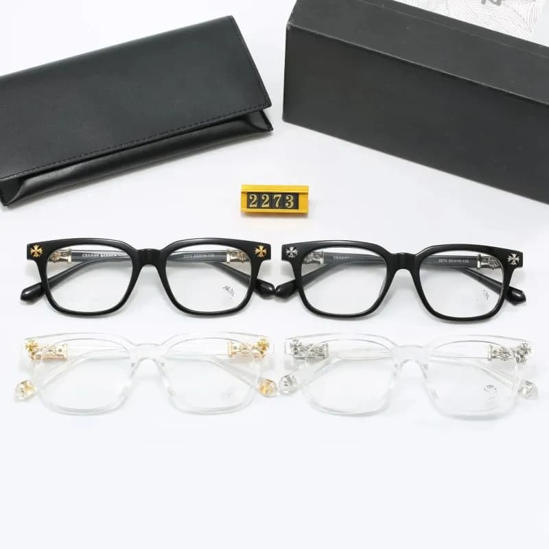 Chrome Hearts Optical Glasses Cross Logo Temple