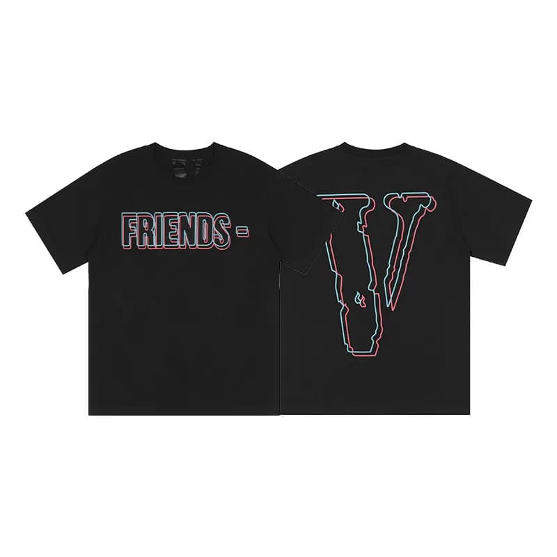 Off-White Graphic Tee V Logo Scribble — 6183黑色