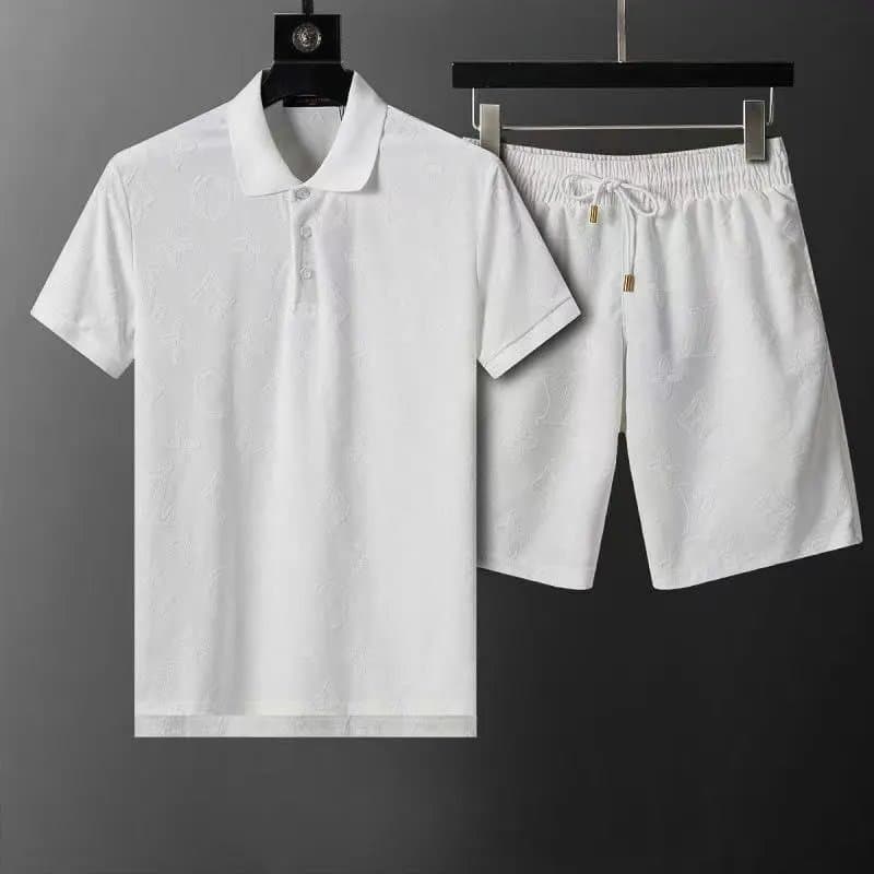 Louis Vuitton Polo and Shorts Set Monogram Embossed