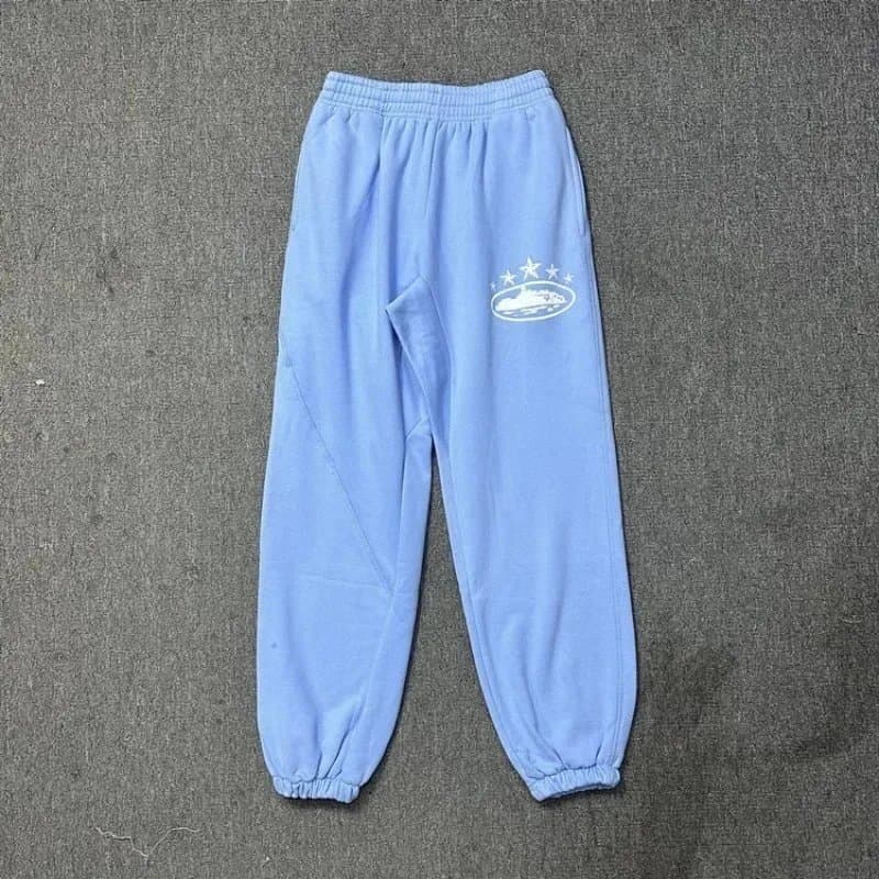 Joggers Corteiz Logo — 5周年款裤子—天蓝色