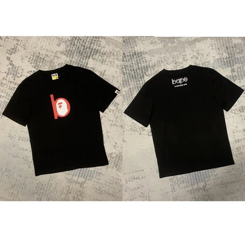 BAPE Graphic Tee A Bathing Ape Logo — 059黑色