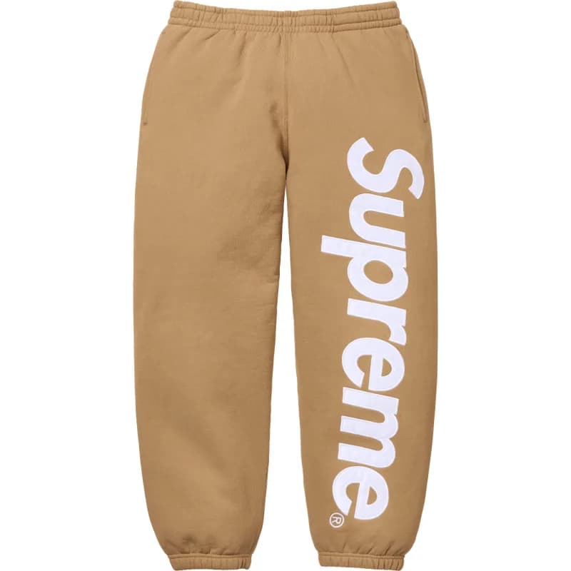 Supreme Crewneck Sweatpants Logo Print
