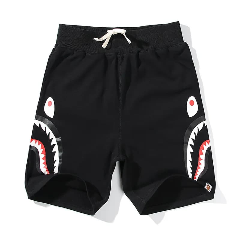 BAPE A Bathing Ape Shorts All-Over Logo Print — D0227045