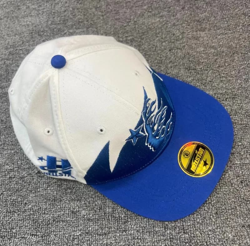 Hellstar Snapback Cap Flame Star Embroidery