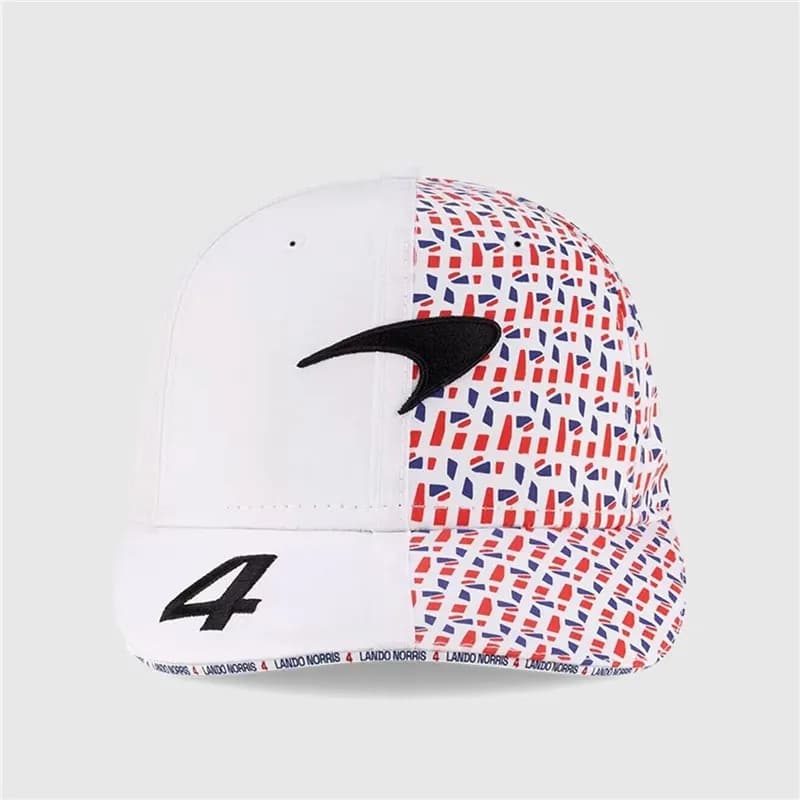 Snapback Cap Geometric Print