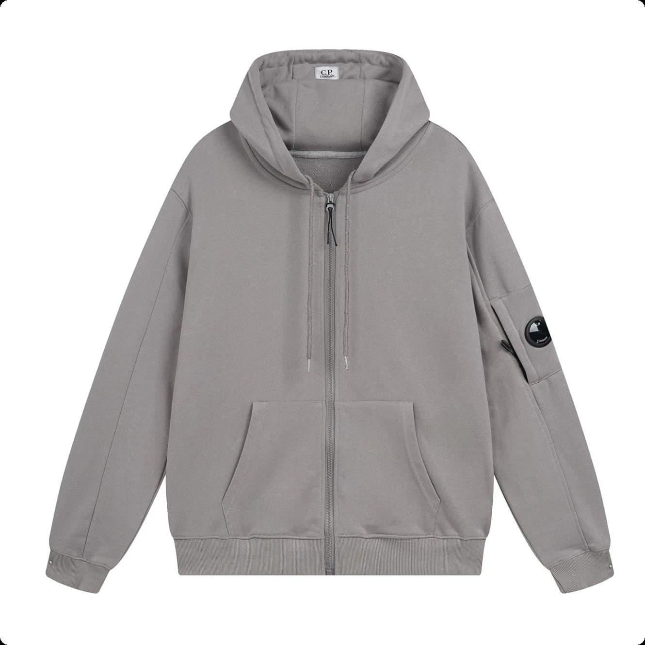 Palace × C.P. Company Goggle Jacket Olive — 9030浅灰色