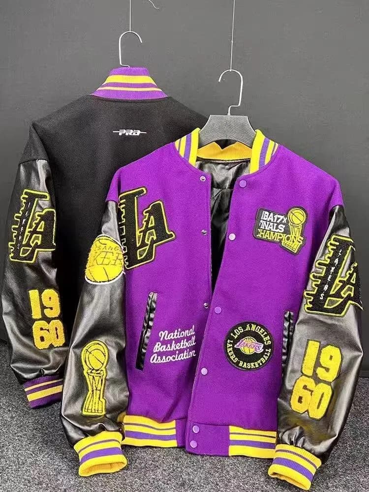 MLB Varsity Jacket LA Lakers 1960 NBA Finals Champions