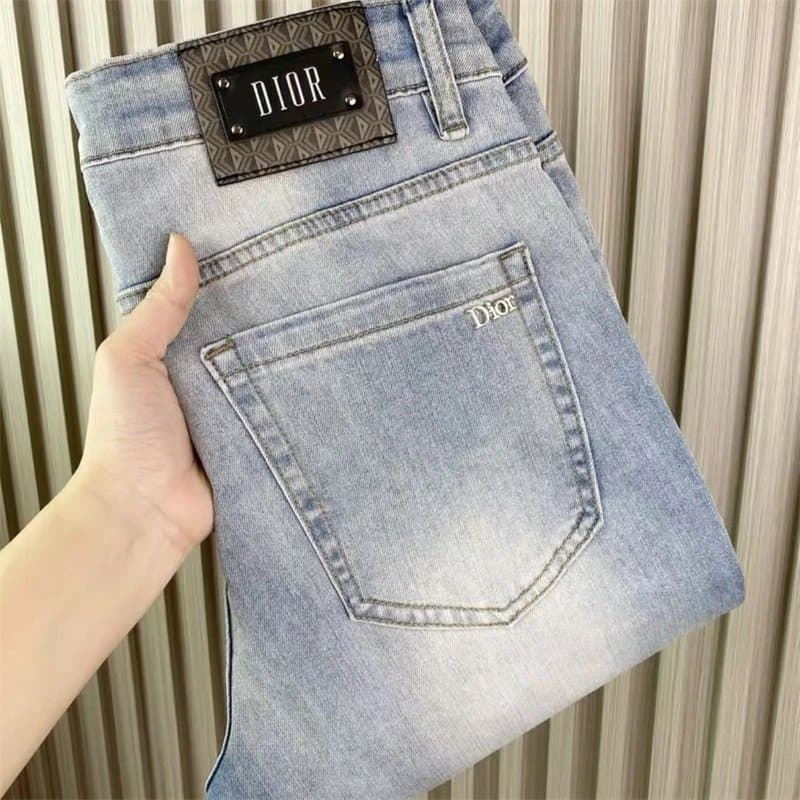 Dior Slim Fit Jeans Light Wash